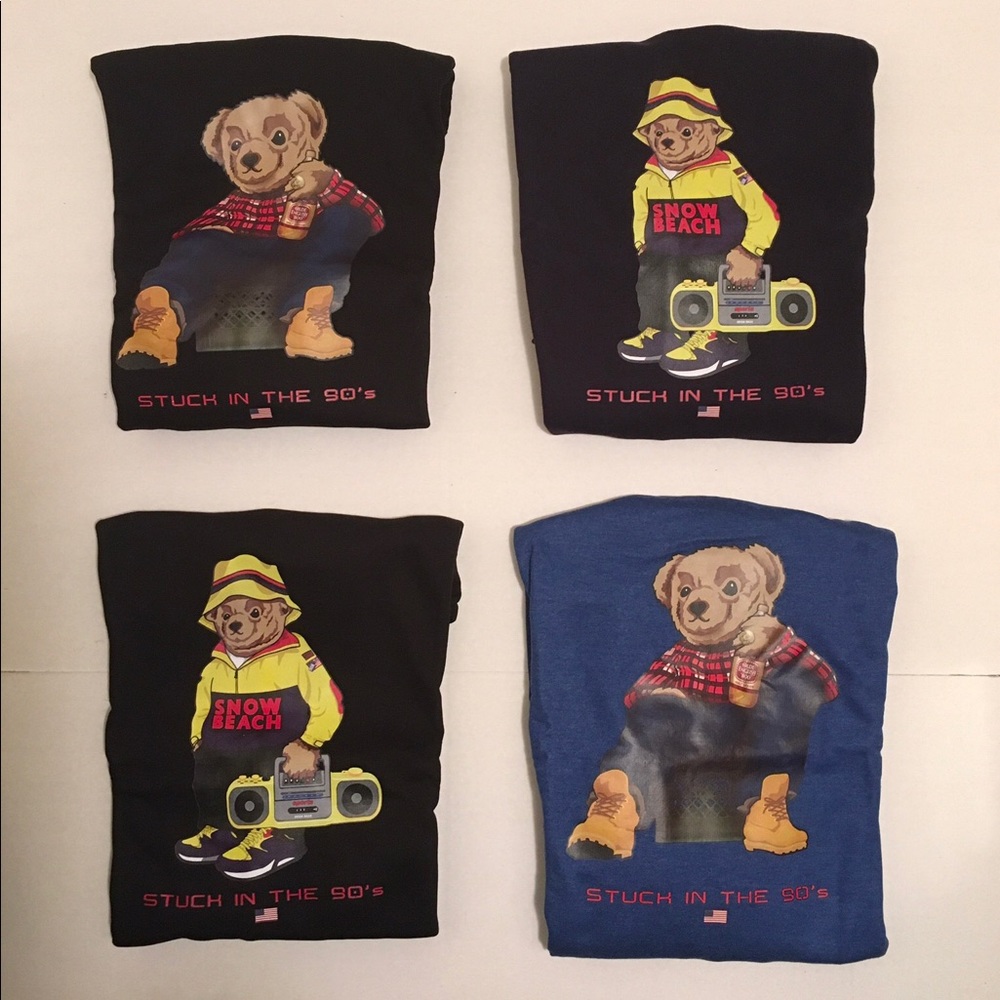 Polo Bear stuck in the 90s sweater